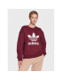 adidas Pulóver Trefoil Crew Sweatshirt IB7429 Piros Regular Fit - Pepit.hu