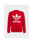 adidas Pulóver Trefoil Crew Sweatshirt IB9974 Piros Regular Fit - Pepit.hu