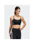 adidas Sport melltartó Aeroreact Training Light-Support 3-Stripes Bra HC7862 Fekete - Pepit.hu