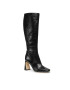 Alberta Ferretti Csizma 22252A6204 8001 Fekete - Pepit.hu