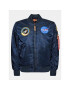 Alpha Industries Bomber dzseki Nasa 166107 Sötétkék Regular Fit - Pepit.hu