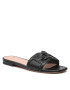 Bally Papucs Peoni Flat 6239494 Fekete - Pepit.hu