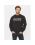 Boss Pulóver Weglitchlogo 50499486 Fekete Relaxed Fit - Pepit.hu