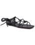 Boss Szandál Lucy Flat Sandal-N 50453054 1022415 01 Fekete - Pepit.hu