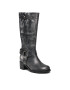 Bronx Csizma High boots 14291-M Fekete - Pepit.hu