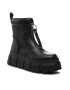 Buffalo Bokacsizma Ava Front Zip Boot 1622338 Fekete - Pepit.hu