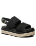 Calvin Klein Espadrilles Flatform Wedge HW0HW01497 Fekete - Pepit.hu