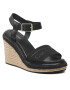 Calvin Klein Espadrilles Wedge 70HH HW0HW01499 Fekete - Pepit.hu