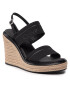 Calvin Klein Espadrilles Wedge Sndl 70 He HW0HW00690 Fekete - Pepit.hu