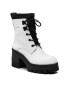 Calvin Klein Jeans Bokacsizma Chunky Heeled Boot Laceup YW0YW00729 Fehér - Pepit.hu