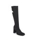 Calvin Klein Jeans Csizma Long Heel Zip Boot Cut Out Edgy YW0YW01253 Fekete - Pepit.hu