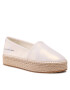 Calvin Klein Jeans Espadrilles Espadrille Flatform Ny Pearl YW0YW01241 Ekru - Pepit.hu