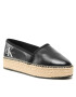 Calvin Klein Jeans Espadrilles Espadrille Flatform Ny Pearl YW0YW01241 Fekete - Pepit.hu