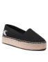 Calvin Klein Jeans Espadrilles Flatform Espadrille YW0YW00661 Fekete - Pepit.hu