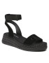 Calvin Klein Jeans Espadrilles Sporty Wedge Rope Su Con YW0YW00977 Fekete - Pepit.hu