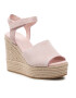 Calvin Klein Jeans Espadrilles Wedge Sandal Ankle Clip Su YW0YW00571 Rózsaszín - Pepit.hu