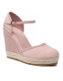 Calvin Klein Jeans Espadrilles Wedge Sandal Close Toe Co YW0YW00569 Rózsaszín - Pepit.hu