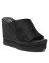 Calvin Klein Jeans Espadrilles Wedge Sandal Webbing YW0YW00961 Fekete - Pepit.hu