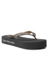 Calvin Klein Jeans Flip-flops Beach Sandal Flatform Logo YW0YW01092 Fekete - Pepit.hu