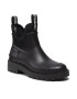 Calvin Klein Jeans Gumicsizma Mid Rainboot Chelsea YW0YW00424 Fekete - Pepit.hu