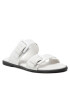 Calvin Klein Jeans Papucs Flat Sandal Twostraps Rub YW0YW00537 Fehér - Pepit.hu