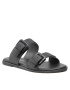 Calvin Klein Jeans Papucs Flat Sandal Twostrips Rub YW0YW00537 Fekete - Pepit.hu