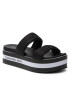 Calvin Klein Jeans Papucs Flatform Sandal Twostraps YW0YW00561 Fekete - Pepit.hu