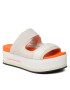 Calvin Klein Jeans Papucs Flatform Sandal Webb YW0YW01074 Ekru - Pepit.hu