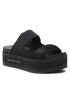 Calvin Klein Jeans Papucs Flatporm Sandal Webb YW0YW01074 Fekete - Pepit.hu