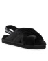 Calvin Klein Jeans Papucs Home Slipper Fake Fur YW0YW00616 Fekete - Pepit.hu