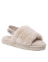 Calvin Klein Jeans Papucs Home Slipper Fakefur Elastic YW0YW00751 Bézs - Pepit.hu