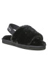 Calvin Klein Jeans Papucs Home Slipper Fakefur Elastic YW0YW00751 Fekete - Pepit.hu