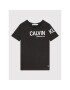 Calvin Klein Jeans Póló Hero Logo IB0IB01107 Fekete Slim Fit - Pepit.hu