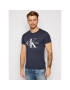 Calvin Klein Jeans Póló Iconic Monogram J30J314314 Sötétkék Slim Fit - Pepit.hu