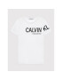 Calvin Klein Jeans Póló Inst Hero Logo IB0IB01107 Fehér Slim Fit - Pepit.hu