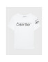 Calvin Klein Jeans Póló Institutional Lined Logo IB0IB01321 Fehér Regular Fit - Pepit.hu