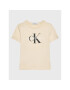 Calvin Klein Jeans Póló Monogram Logo IU0IU00267 Ekru Regular Fit - Pepit.hu