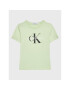 Calvin Klein Jeans Póló Monogram Logo IU0IU00267 Zöld Regular Fit - Pepit.hu