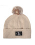 Calvin Klein Jeans Sapka Logo Glitter Beanie IU0IU00148 Bézs - Pepit.hu