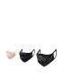 Calvin Klein Jeans Set od 3 tekstilne maske Face Cover 3-Pack K60K608839 Fekete - Pepit.hu