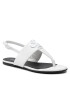 Calvin Klein Jeans Szandál Flat Sandal Hw Lth 2 YW0YW00544 Fehér - Pepit.hu