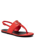 Calvin Klein Jeans Szandál Flat Sandal Hw Lth 2 YW0YW00544 Piros - Pepit.hu