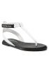 Calvin Klein Jeans Szandál Flat Sandal Toe YW0YW00545 Fehér - Pepit.hu