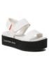 Calvin Klein Jeans Szandál Flatform Sandal Softny YW0YW00965 Fehér - Pepit.hu