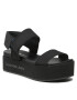 Calvin Klein Jeans Szandál Flatform Sandal Softny YW0YW00965 Fekete - Pepit.hu