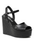 Calvin Klein Jeans Szandál Wedge Sandal Ankle Aop Pa-Pl YW0YW00033 Fekete - Pepit.hu