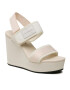 Calvin Klein Jeans Szandál Wedge Sandal Badge YW0YW01028 Fehér - Pepit.hu