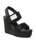 Calvin Klein Jeans Szandál Wedge Sandal Badge YW0YW01028 Fekete - Pepit.hu