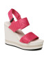 Calvin Klein Jeans Szandál Wedge Sandal Webbing YW0YW00959 Rózsaszín - Pepit.hu