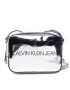 Calvin Klein Jeans Táska Sculpted Camera Bag Silver Body K60K608377 Ezüst - Pepit.hu